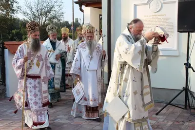 Consecration of a Serbian Orthodox church dedicated to the New Martyrs of Jasenovac